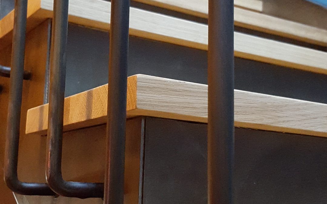 Escalier sur mesure de type industriel à Genay