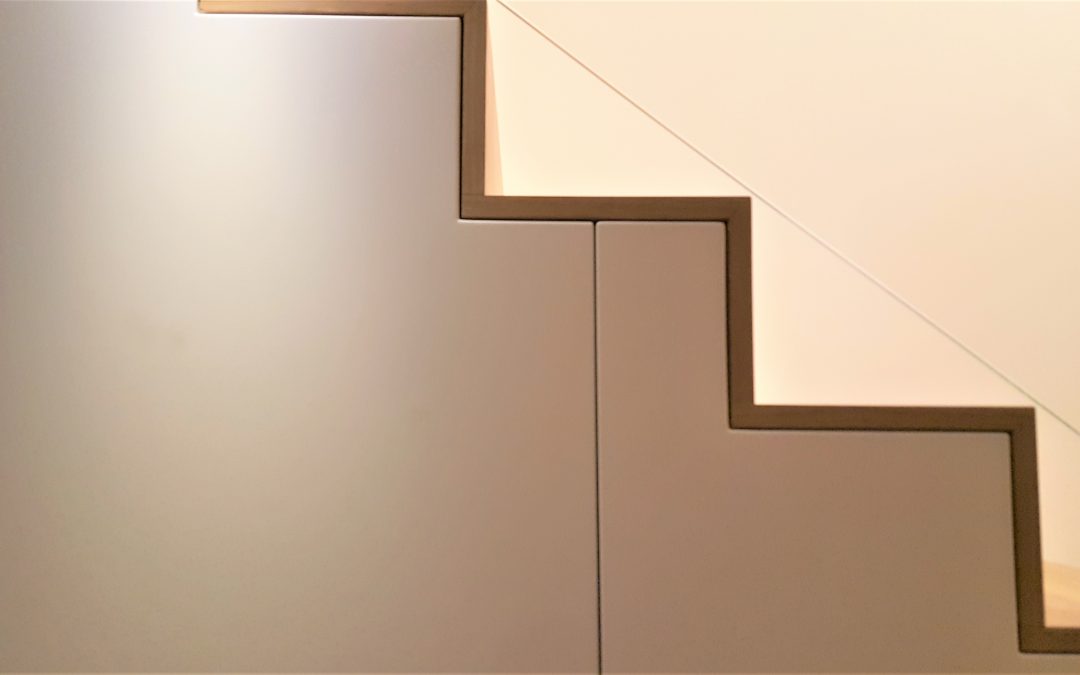 Escalier contemporain sur mesure à Saint Didier au Mont d’Or