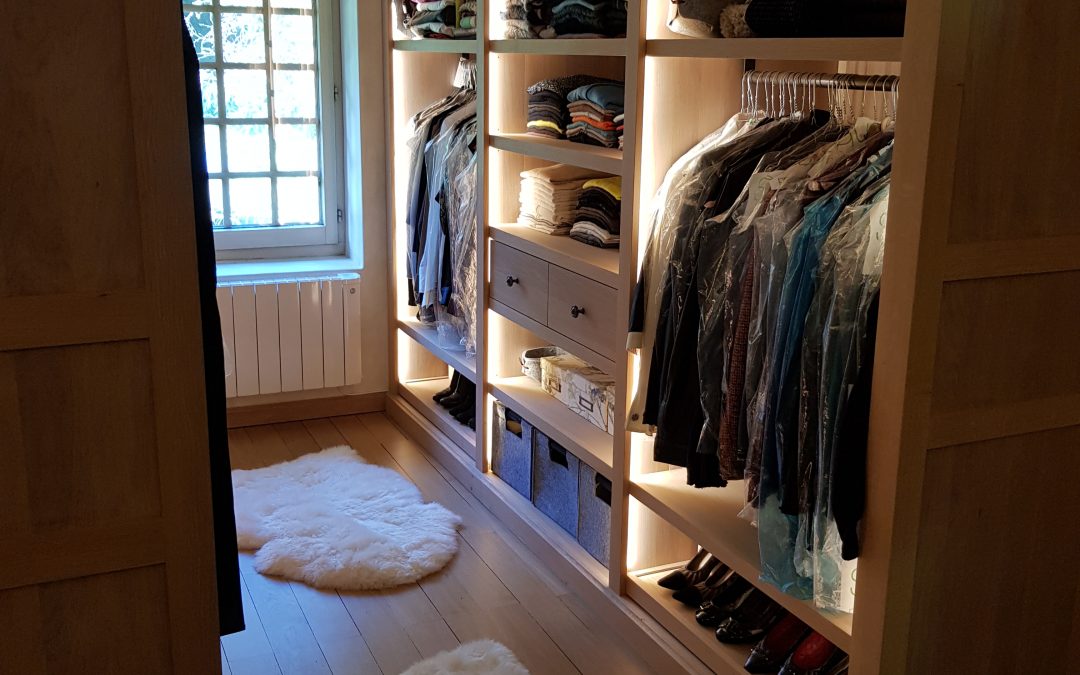 Dressing sur mesure en chêne massif