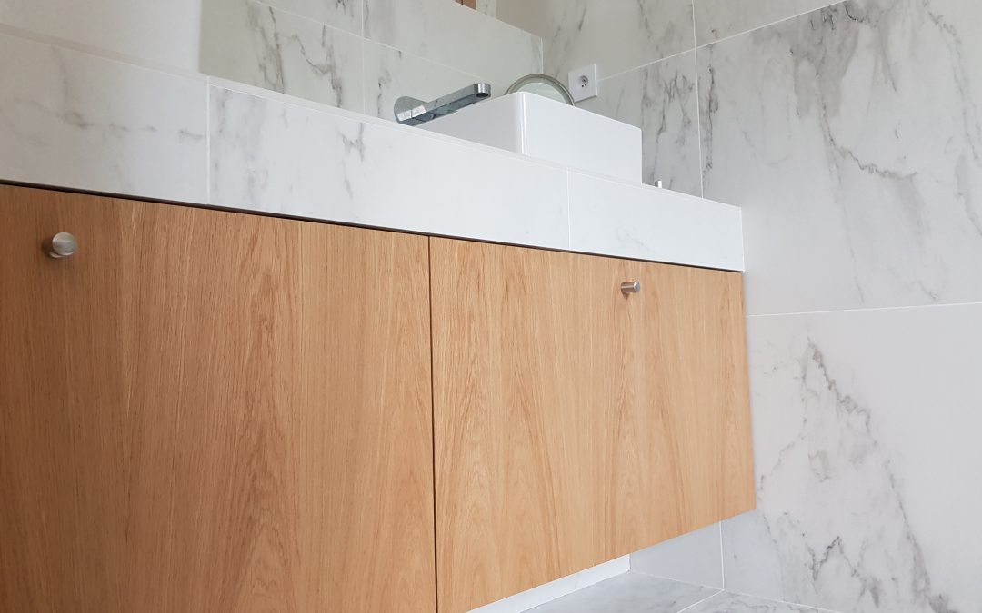 Meuble de salle de bains sur mesure à Genay