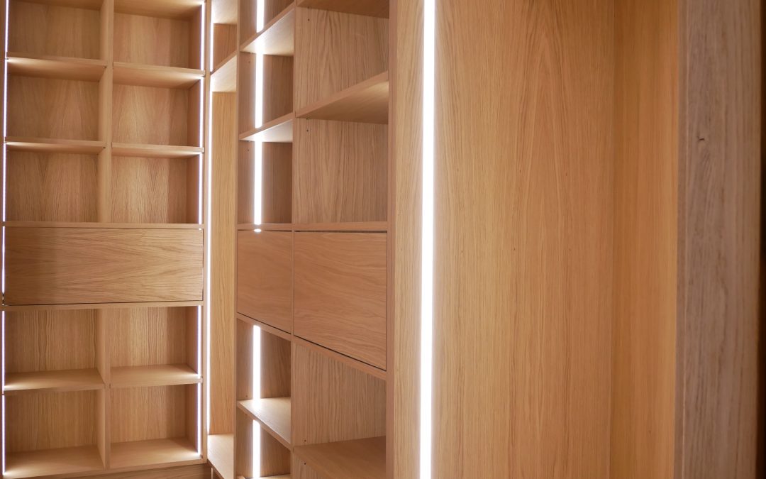 Dressing sur mesure avec lumières intégrées